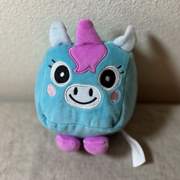 Pet Simulator X Unicorn Plush 5” Teal Pink Big Games PhatMojo 2022 - Picture 1 of 5